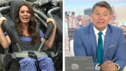 Good Morning Britain’s Ben Shephard Says He’s ‘Uncomfortable’ As Laura Tobin Rides Rollercoaster