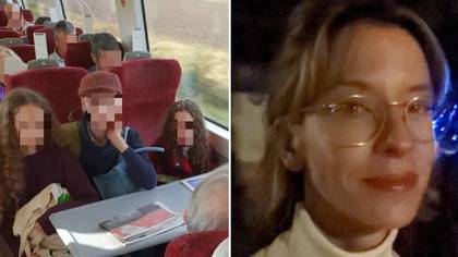 Mum slams elderly couple after they refused to give up train seats she booked for kids