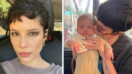 Halsey says the secret to their flawless skin is down to their own breast milk