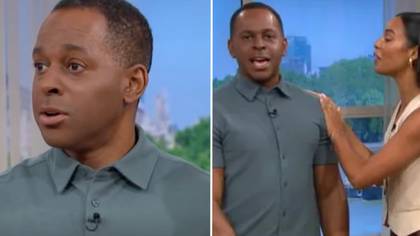Andi Peters makes awkward dig about co-host Rochelle Humes' time in girlband