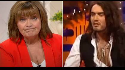 Lorraine Kelly recalls 'uncomfortable' moment she was 's**t-shamed' by Russell Brand