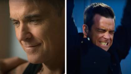 Fans go wild as Robbie Williams shares first look at never-before-seen personal footage