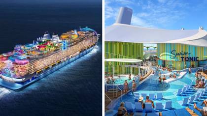 World's largest cruise ship with six water slides and seven swimming pools is almost ready