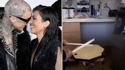 Kourtney Kardashian and Travis Barker share video from hospital after ‘welcoming baby’