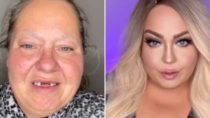 Woman shows the power of makeup by showing off incredible transformation