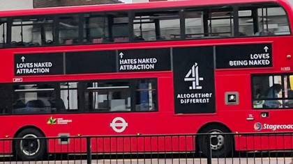 TfL Takes Down 'Creepy' Naked Attraction Bus Adverts After Backlash