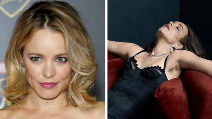 Rachel McAdams poses with her armpit hair showing in latest photoshoot