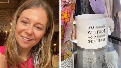 Owner hits back after customer demands 'offensive' mug is removed from shop window
