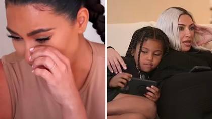 Kim Kardashian breaks down in tears as she shares struggles in life as a single mum