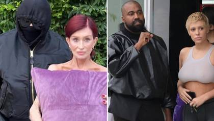 Sharon Osbourne strips off to copy Kanye West's wife Bianca Censori's topless look for Halloween