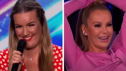 Pregnant BGT star Amy Lou Smith gives birth just hours before audition airs on TV