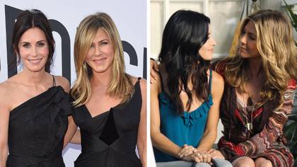 Emotional Jennifer Aniston pays tribute to friend Courteney Cox