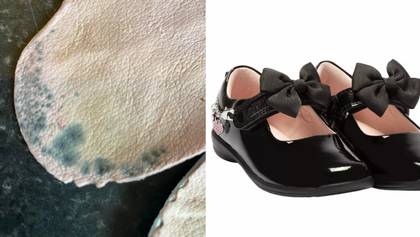 Mum left horrified after daughter's three-week-old Lelli Kelly school shoes turn 'mouldy'