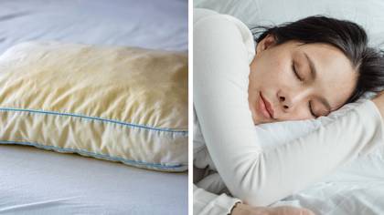 Cleaning expert shares hack to remove yellow stains from pillows for just 4p