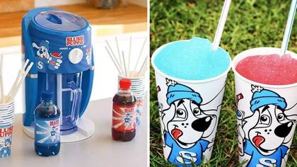 You can buy a Slush Puppie Machine to keep cool during the heatwave
