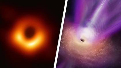 Astronomers capture first-of-its-kind image of jet being launched from a black hole