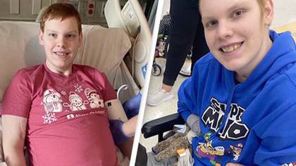 Teenager ‘living in a nightmare’ after sore throat left his limbs ‘mummified’