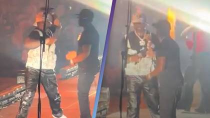50 Cent hurls microphone into crowd during live concert