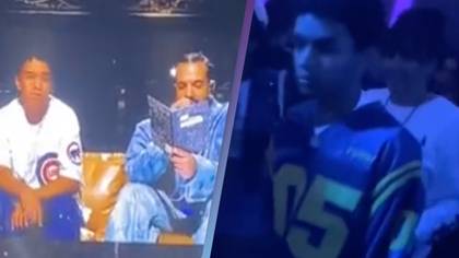 Truth revealed after 'hologram' handed Drake a book at concert