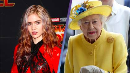 Grimes was once accused of throwing a snowball at Queen Elizabeth II