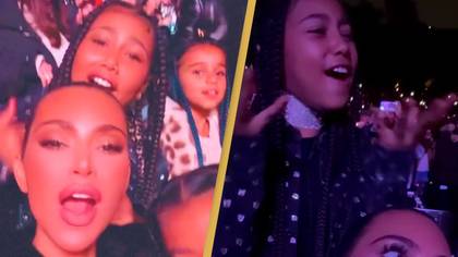 North West steals the show as she sings at Mariah Carey concert with mom Kim Kardashian