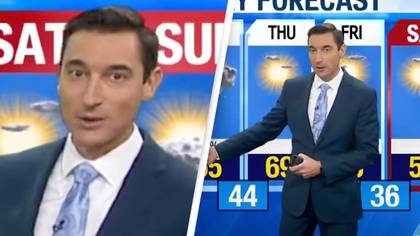 Reporter expertly sneaks Eminem's Without Me into his weather reports