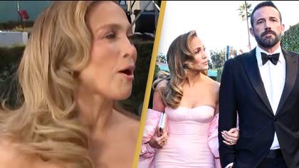 Jennifer Lopez addresses fans' concerns over why Ben Affleck doesn't smile in pictures