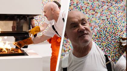 Damien Hirst burns £10 million of his own art to make point about NFTs