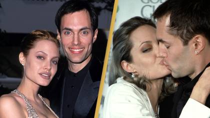 Resurfaced pictures of Angelina Jolie kissing her brother have people baffled