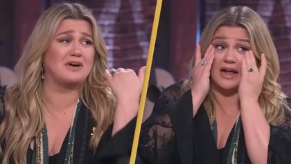 Kelly Clarkson cries after revealing her daughter gets bullied at school for being dyslexic