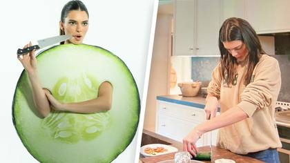 Kendall Jenner pokes fun at her bizarre way of cutting vegetables for her Halloween outfit