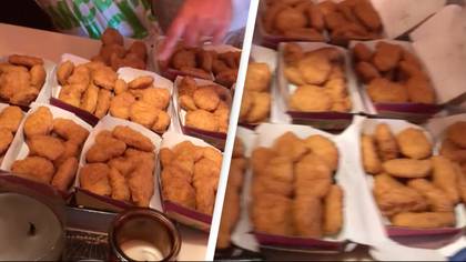 Man’s DoorDash order goes viral after he receives 200 nuggets instead of 20