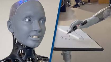 'World's most advanced' humanoid robot attempts to draw a cat and leaves people shocked