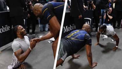 MMA's first legless fighter defeats UFC champion Jon Jones in push-up contest