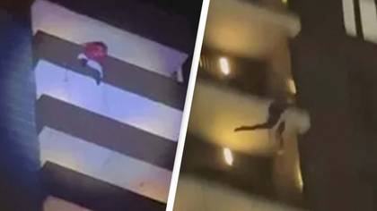 Stunt goes horribly wrong as Father Christmas falls 240ft to his death in front of kids
