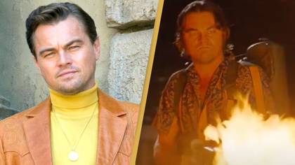 Leonardo DiCaprio set a stuntman on fire during filming for Once Upon A Time in Hollywood
