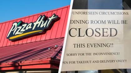 Pizza Hut restaurant goes viral after closing due to 'unforeseen circumcisions'