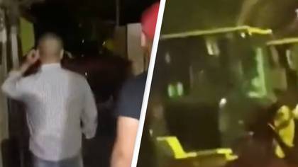 Footage captured of UFO in Las Vegas backyard shows creepy figures lurking in darkness