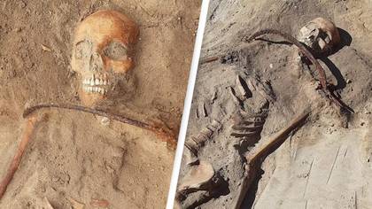 Body of 'child vampire' who locals feared would return from the dead found buried
