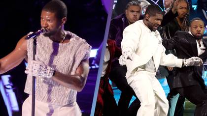 Fans think they've worked out why Usher wore gloves during his halftime Super Bowl performance