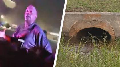 Man didn’t think he’d live to see another day after being forcefully sucked into storm drain and spit out 100 feet later