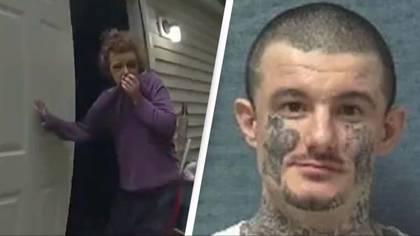 Moment woman held captive by serial kidnapper is rescued from his shed by police