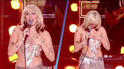 Miley Cyrus reflects on her top falling off on live TV in awkward wardrobe malfunction