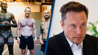 Mark Zuckerberg looks ripped as he poses with MMA fighters ahead of Elon Musk cage match talk