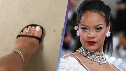 Rihanna boasts about her 'quiet luxury' with ginormous diamond toe ring