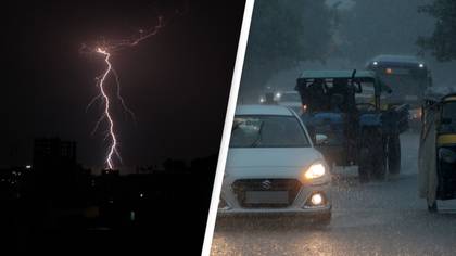 61,000 lightning strikes in just 2 hours leaves 12 people dead as unprecedented storm hits
