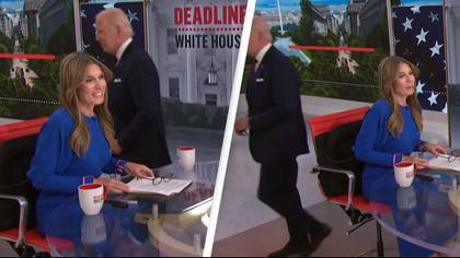 President Biden goes viral after walking off interview set before news host is finished talking