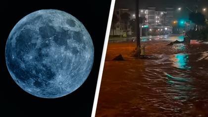 Experts warn tonight's Super Blue Moon could have disastrous consequences as it makes Hurricane Idalia worse