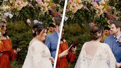Marriage officiant praised for way of handling mobile phone problem mid-ceremony