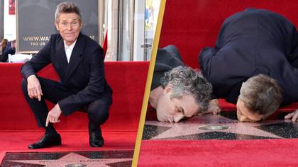 Willem Dafoe honored with star on Hollywood Walk of Fame